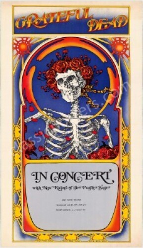 Popular Grateful Dead East Town Theater Poster