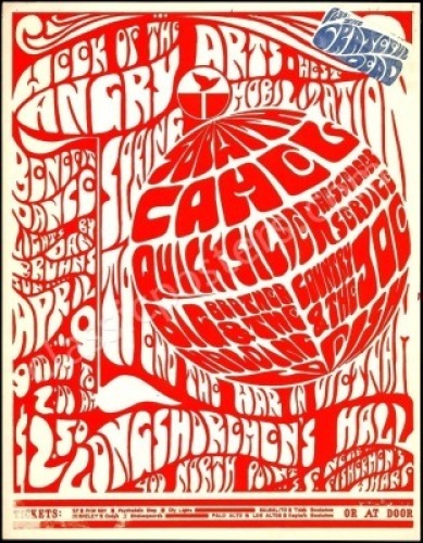 Rare AOR 1.193 Grateful Dead Angry Arts Poster