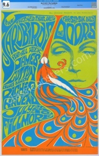 Wonderful Certified Original BG-75 The Doors Poster