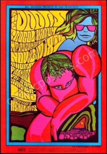 Gorgeous BG-93 The Doors at The Fillmore Poster