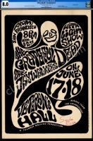Awesome Certified AOR 2.338 Grateful Dead Santa Rosa Poster