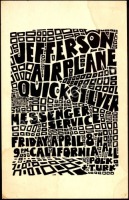Rare AOR 2.144 Jefferson Airplane Cardboard Poster