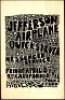 Rare AOR 2.144 Jefferson Airplane Cardboard Poster