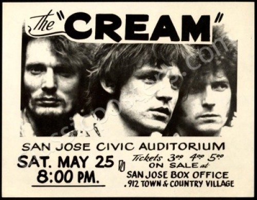 Gorgeous Cream San Jose Handbill