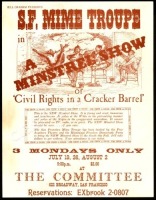 S.F. Mime Troupe Committee Handbill