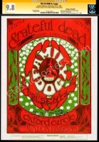 Superb Signed and Certified FD-33 Grateful Dead Handbill