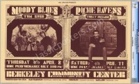 Signed and Certified BG-215A Moody Blues Poster