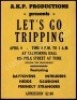 Ultra-Rare AOR 2.142 Let’s Go Trippin Handbill