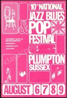 10th National Jazz Blues Pop Festival Handbill