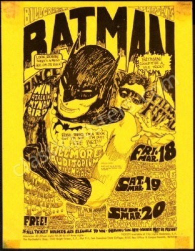 Pleasing BG-2 Batman Handbill