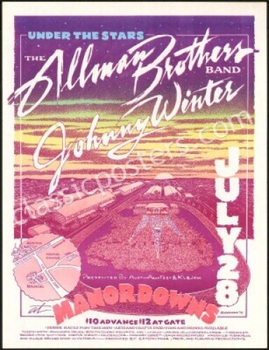 Rare Allman Brothers Handbill