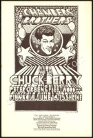 Scarce 1968 Chuck Berry Shrine Handbill