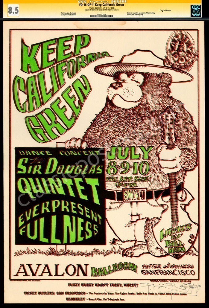 Signed Original FD 16 Smokey The Bear Poster Signed original fd 16 smokey the bear poster