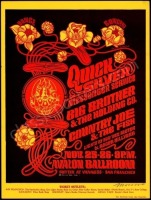 Signed FD-36 Quicksilver Messenger Service Poster