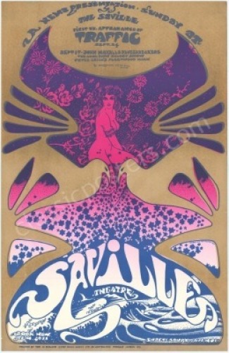 Rare Traffic Saville Theatre Poster