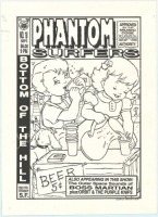 Frank Kozik Original Phantom Surfers Art and Poster