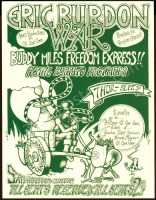 Eric Burdon & War Houston Handbill