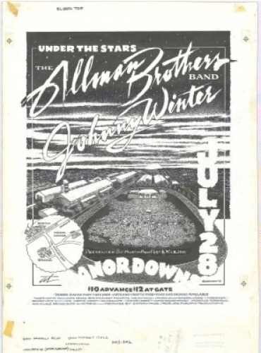 Magnificent Manor Downs Allman Brothers Original Art