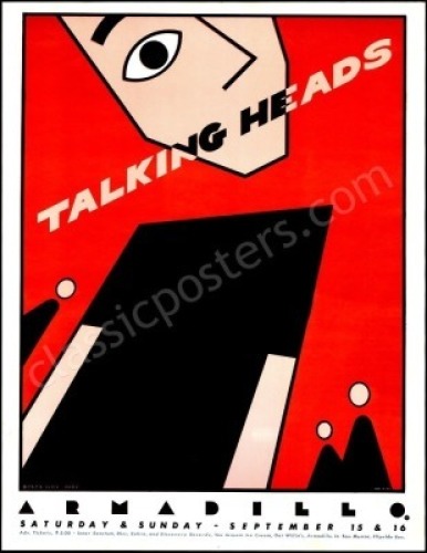 Interesting 1979 The Talking Heads Poster