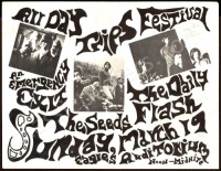 Rare 1967 Seattle Trips Festival Handbill