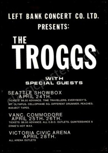 Troggs Pacific Northwest Poster