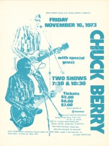 1973 Palace Theater Chuck Berry Poster