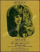 Rare 1969 Jefferson Airplane Oregon Poster