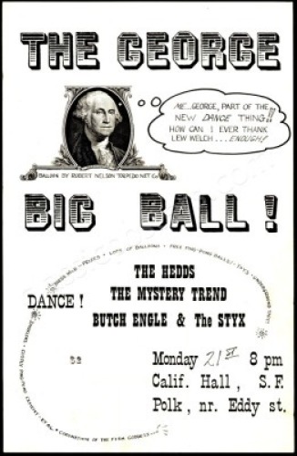 Rare California Hall Big Ball Poster