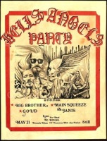 Rare 1970 Hells Angels Party Poster