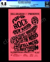 Mint Certified BG-8 Andy Warhol Handbill