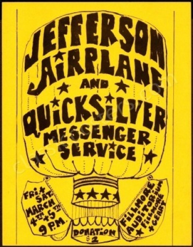 Desirable AOR 2.46 The Fillmore Handbill