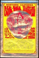 Scarce 1969 Northern California Folk Rock Handbill