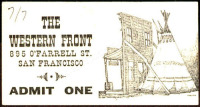 Pleasing Western Front Ticket