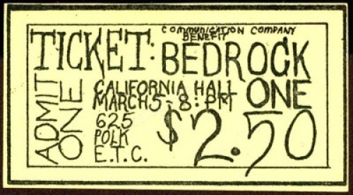 Rarely Offered Bedrock One California Hall Ticket