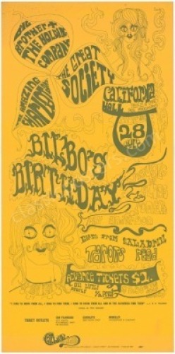 Unusual AOR 2.156 Bilbo's Birthday Poster