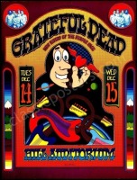 Colorful AOR 4.187 Grateful Dead Ann Arbor Poster