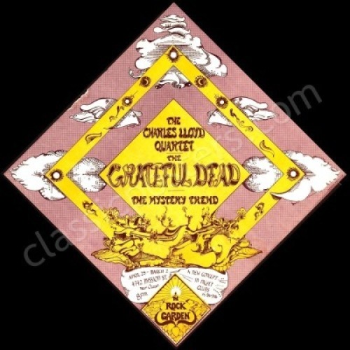 Elusive AOR 2.212 Grateful Dead Rock Garden Poster