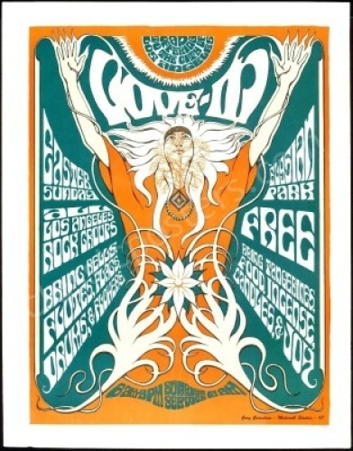 Beautiful AOR 3.53 Elysian Park Love-In Poster