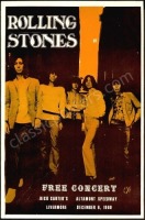 Ultra-Desirable Rolling Stones Altamont Poster