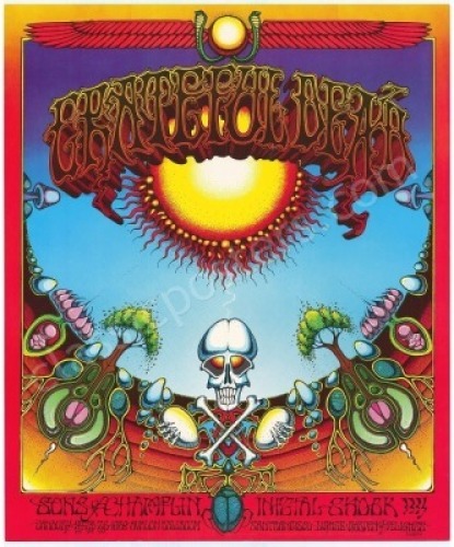 Splendid Original AOR 2.24 Grateful Dead Aoxomoxoa Poster