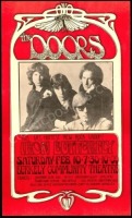 Rare 1968 The Doors Berkeley Poster