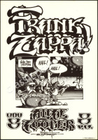 Rare White Variant AOR 4.124 Frank Zappa Poster