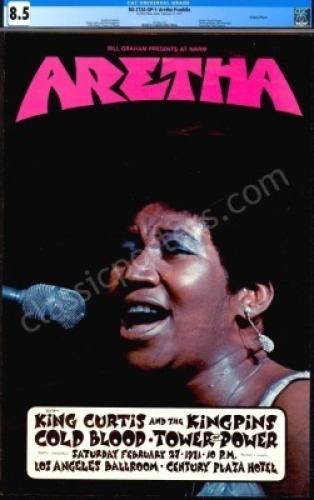 Certified BG-272A Aretha Franklin Poster