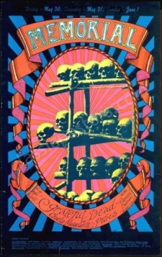 Popular AOR 2.160 Grateful Dead Memorial Poster