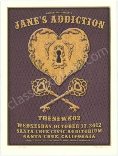 Signed Janes Addiction Poster