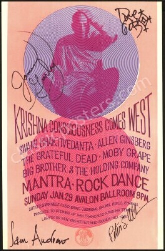 Band-Signed AOR 2.18 Krishna Consciousness Poster