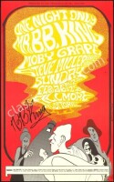 B.B. King-Signed BG-52 The Fillmore Poster