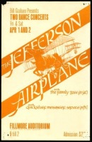 Scarce BG-1A Jefferson Airplane Handbill