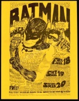 Very Choice BG-2 Batman Handbill