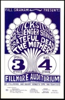 Scarce BG-9 Grateful Dead at The Fillmore Handbill